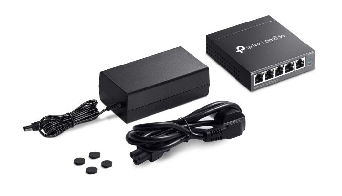 Комутатор TP-LINK  5xGE (4xPoE), 65.2Вт, WebSmart TP-Link ES205GP