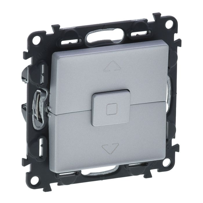 Вимикач для жалюзі Legrand VALENA LIFE/ALLURE, алюміній