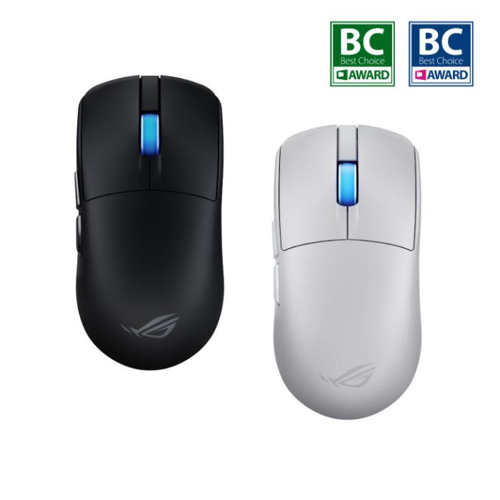 Мышь ASUS ROG Harpe II Ace, USB-A/WL/BT, белый