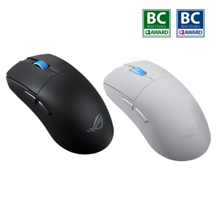 Мышь ASUS ROG Harpe II Ace, USB-A/WL/BT, белый