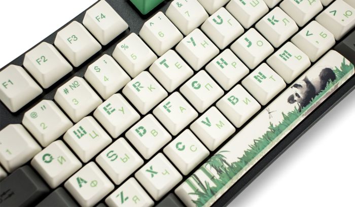 Клавіатура механічна Varmilo APT108 Panda R2, Daisy L, WL/USB-A, White Led