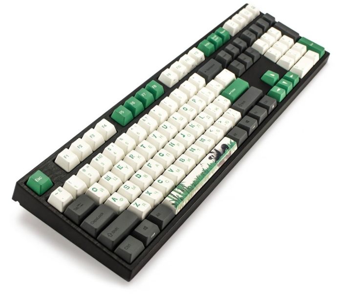 Клавіатура механічна Varmilo APT108 Panda R2, C-TK Red, WL/USB-A, White Led