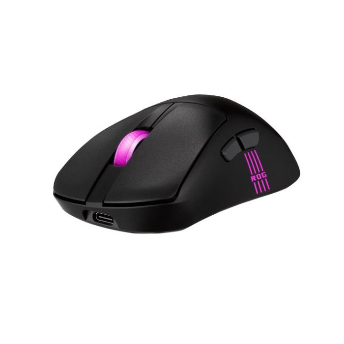Мышь ASUS ROG Keris II Origin, RGB, USB-A/WL/BT, чёрный