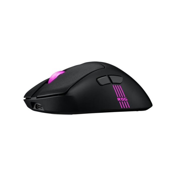 Мышь ASUS ROG Keris II Origin, RGB, USB-A/WL/BT, чёрный