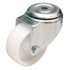 Ролики ZPAS  150, поворотні без гальма, 2 шт