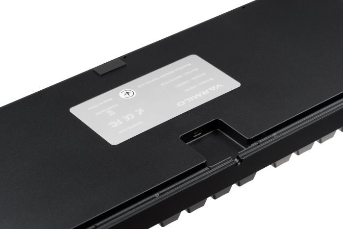 Клавіатура механічна Varmilo APT87 CMYK, K-Prestige Silent, WL/USB-A, White Led