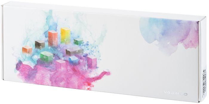 Клавіатура механічна Varmilo APT87 CMYK, C-TK Red, WL/USB-A, White Led