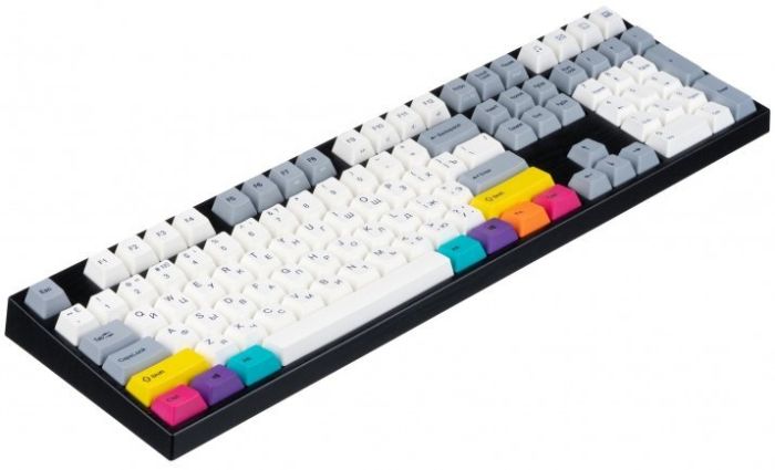 Клавіатура механічна Varmilo APT108 CMYK, C-TK Red, WL/USB-A, White Led