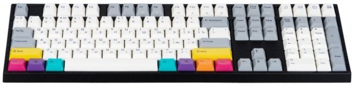 Клавіатура механічна Varmilo APT108 CMYK, C-TK Brown, WL/USB-A, White Led