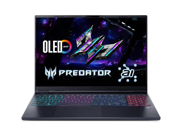 Acer Notebook Predator Helios Neo 16S PHN16S-71 16" OLED, Intel U7-255HX, 32GB, F1TB, NVD5060-8, Lin, black
