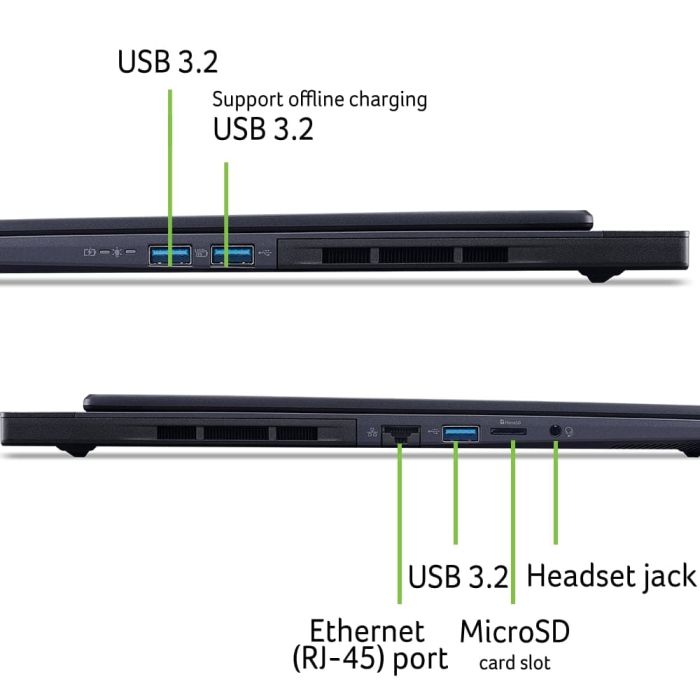 Acer Notebook Predator Helios Neo 16S PHN16S-71 16" OLED, Intel U7-255HX, 32GB, F1TB, NVD5060-8, Lin, black