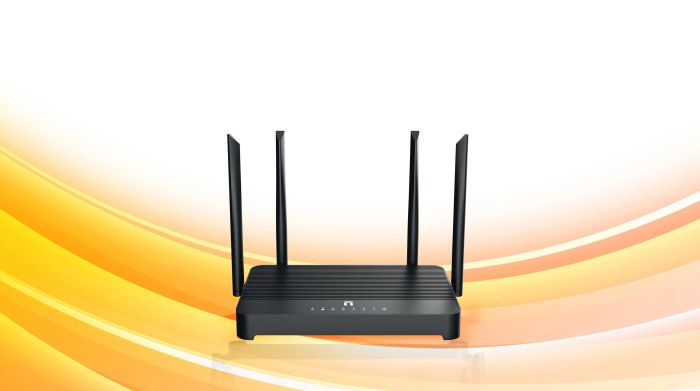 Router  AX3000, 3xGE LAN, 1xGE WAN, MESH Netis NX31