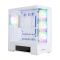 Zalman PC case  P40 DS without PSU, 2xUSB3.0, 1x Type C, 3x120mm ARGB Reverse,  1x120mm ARGB, VGA 420mm, LCS ready, TG Side/Front Panel, Display, ATX, white