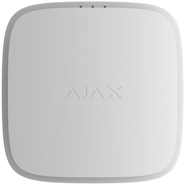 Heat Fire Detector with Sounder Ajax EN54 FireProtect Heat Sounder white, Jeweller, EN54, wireless, white