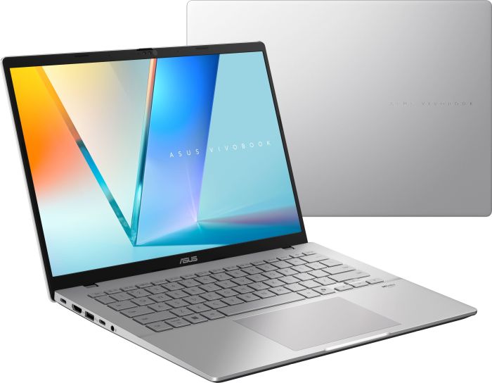 Ноутбук ASUS Vivobook S 14 S3407VA-LY015 14" WUXGA IPS, Intel i5-13420H, 16GB, F512GB, UMA, NoOS, Сріблястий