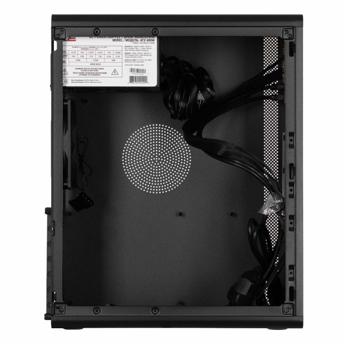 Корпус 2E Credo V500B-400 з БЖ 2E ATX400, 1xUSB3.0, 1х USB 2.0, 1xUSB Type-C, 1x120мм, VGA 310мм, ATX, чорний