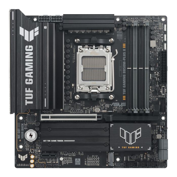 ASUS Motherboard TUF GAMING B850M-PLUS II sAM5 B850 4xDDR5 M.2 HDMI DP mATX
