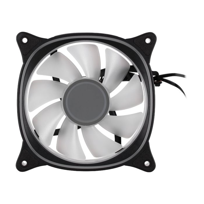 Корпусний вентилятор 2E GAMING Air Cool X Fan ACF120XB-ARGB, 120мм, 1200rpm, 3pin, 3pin +5VARGB, 20,4dBa, чорний