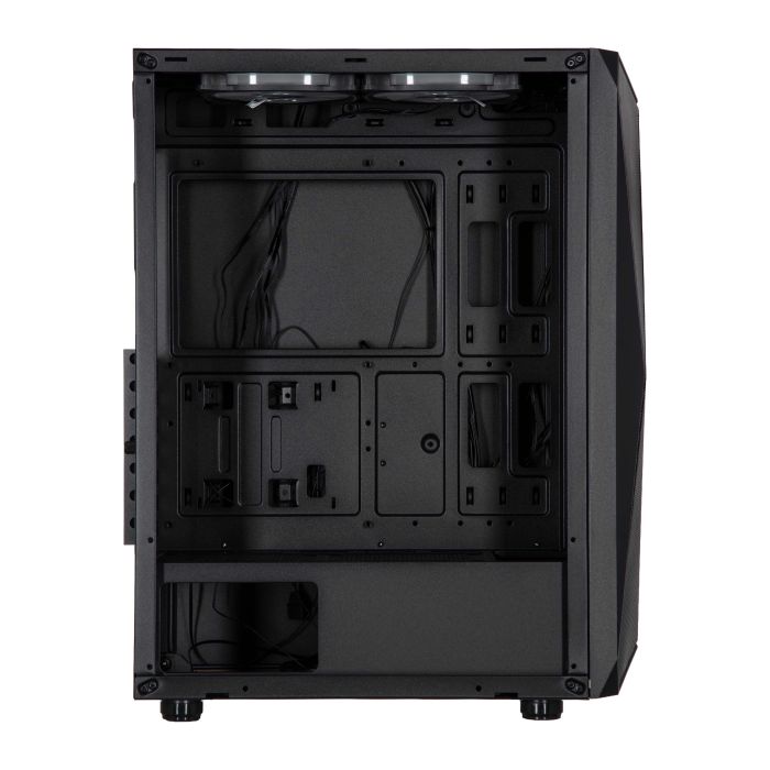 Корпус 2E GAMING Aruba G3313B, без БЖ 1xUSB3.0, 2xUSB2.0, 5x120мм ARGB, VGA 300мм, LCS ready, HUB, TG Side Panel, ATX, чорний