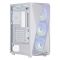 2E GAMING PC case Aruba G3313W, without PSU, 1xUSB3.0, 2xUSB2.0, 5x120mm ARGB, VGA 330mm, LCS ready, HUB, TG Side Panel, ATX, white