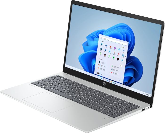 Ноутбук HP OmniBook 3 15-fn0006ua 15.6" FHD IPS AG, AMD AI 5 340, 24GB, F1024GB, UMA, Win11, сріблястий