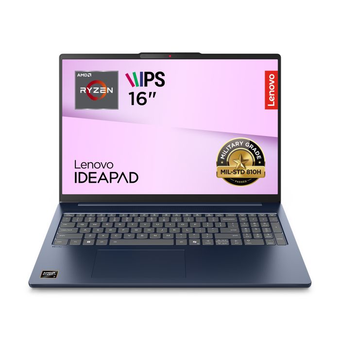 Ноутбук Lenovo IdeaPad Slim 5-16ARP10 16" WUXGA  AG, AMD R5-7535HS, 16GB, F512GB, UMA, DOS, синий