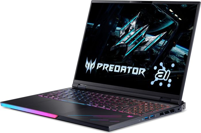 Ноутбук Acer Predator Helios 16 PH16-73 16" OLED, Intel U9-275HX, 64GB, F2TB, NVD5070Ti-12, Win11P, чорний