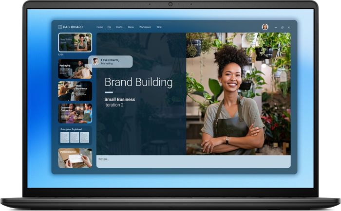 Ноутбук Dell 16 DC16250 16" FHD+ AG, Intel 5-120U, 16GB, F1024GB, UMA, Lin, черный