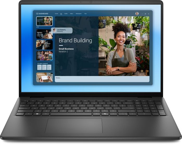 Ноутбук Dell 16 DC16250 16" FHD+ AG, Intel 5-120U, 16GB, F1024GB, UMA, Lin, черный
