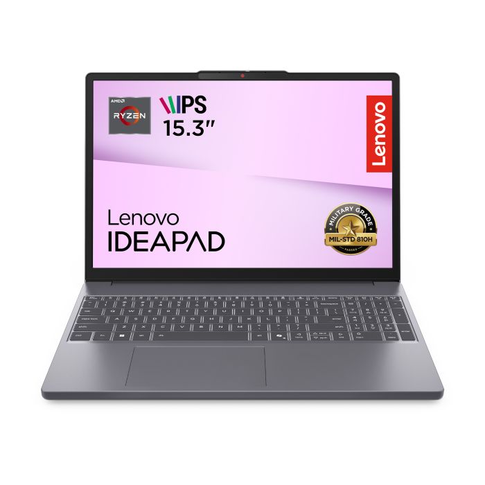 Ноутбук Lenovo IdeaPad Slim 3-15ARP10 15.3" WUXGA AG, AMD R5-7535HS, 24GB, F512GB, UMA, DOS, сірий