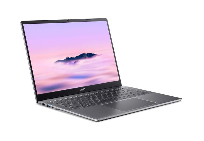 Ноутбук Acer Chromebook Plus CB514-6H 14" WUXGA IPS, Intel 3-N355, 8GB, F256GB, UMA, ChromeOS, сірий