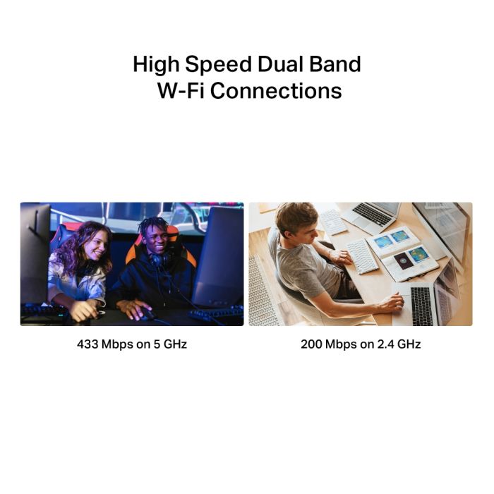 Адаптер WiFi MERCUSYS MA20 AC650, USB