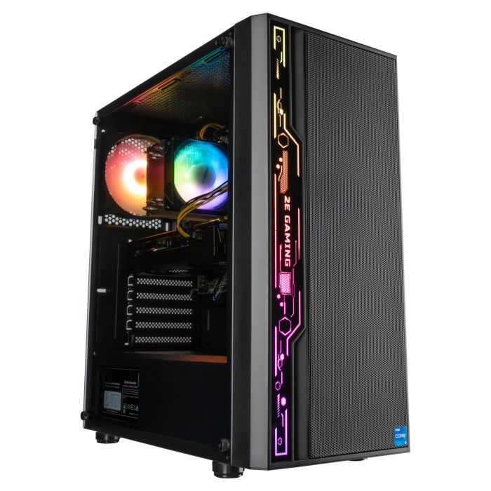 2E PC Complex Gaming Intel i5-14400F, 16Gb, F1TB, NVD5050-8, H610, G2052, 600W, Win11PE
