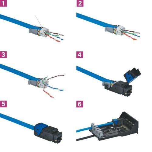 Модуль Legrand Keystone САТ 5e RJ45, UTP, в упаковке 6 штук