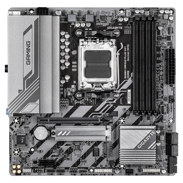 GIGABYTE Motherboard B650M GAMING PLUS WF sAM5 B650 4xDDR5 M.2 HDMI DP Wi-Fi BT mATX