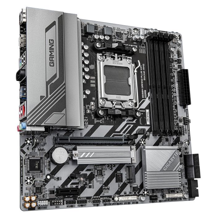 GIGABYTE Motherboard B650M GAMING PLUS WF sAM5 B650 4xDDR5 M.2 HDMI DP Wi-Fi BT mATX
