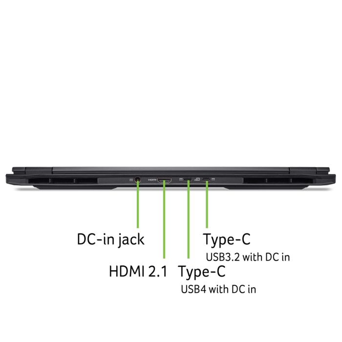 Ноутбук Acer Nitro 16S AN16S-61 16" WUXGA IPS, AMD R7-350, 32GB, F1TB, NVD5060-8, Lin, черный