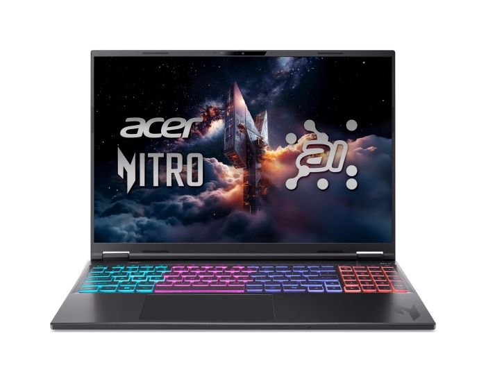 Ноутбук Acer Nitro 16S AN16S-61 16" WQXGA IPS, AMD R9-365, 32GB, F2TB, NVD5070-8, Lin, черный