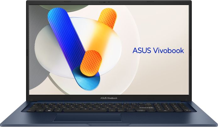 Ноутбук ASUS Vivobook 17 X1704VA-AU455 17.3" FHD IPS, Intel 5 120U, 16GB, F512GB, UMA, NoOS, Голубой