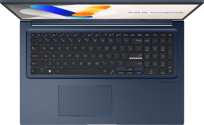 Ноутбук ASUS Vivobook 17 X1704VA-AU455 17.3" FHD IPS, Intel 5 120U, 16GB, F512GB, UMA, NoOS, Голубой