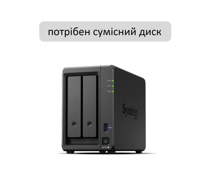 Мережеве сховище NAS Synology DS725+