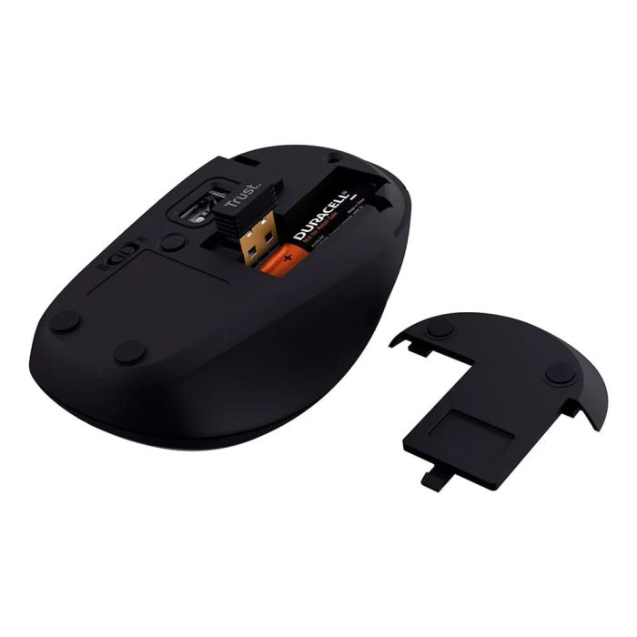 Mouse Trust Yvi+ Compact Multi-Device, WL/BT/USB-A, black
