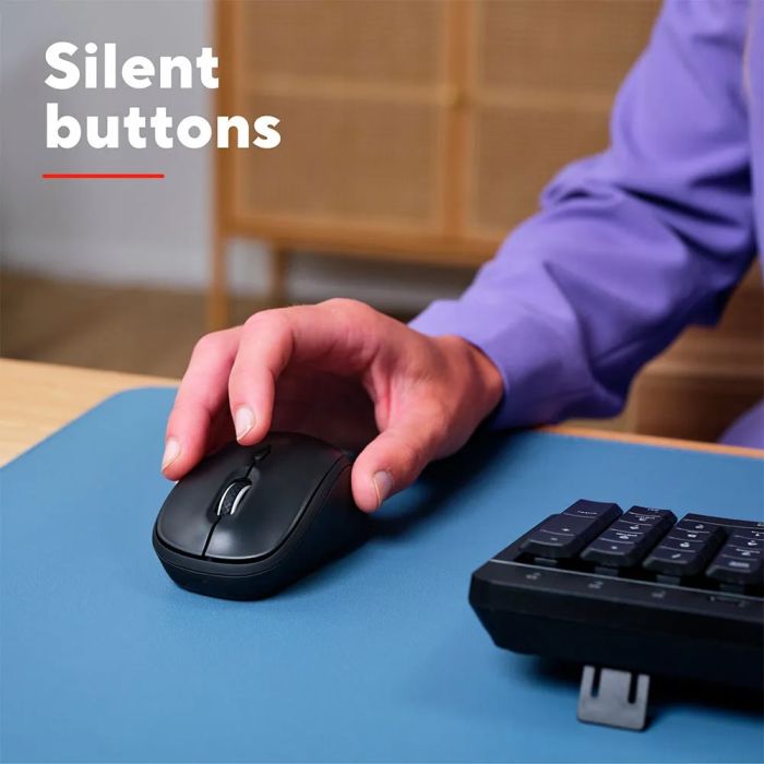 Mouse Trust Yvi+ Compact Multi-Device, WL/BT/USB-A, black