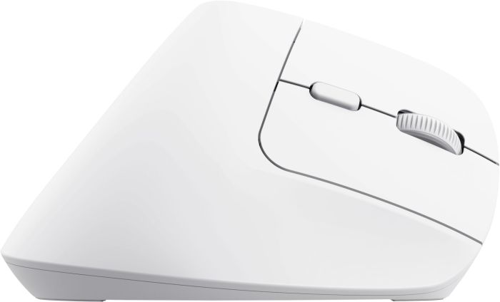 Мышь Trust Bayo+ Multidevice Ergonomic, BT/WL/USB-A, біла