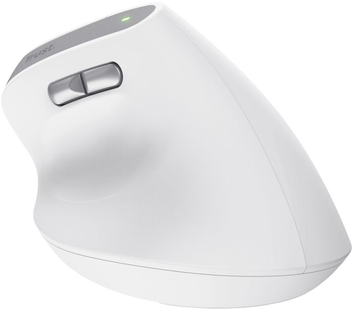 Mouse Trust Bayo II Ergonomic, WL, white