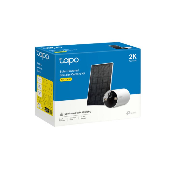 Комплект розумної бездротової камери TP-LINK TAPO C410 KIT 2K QHD та сонячної панелі