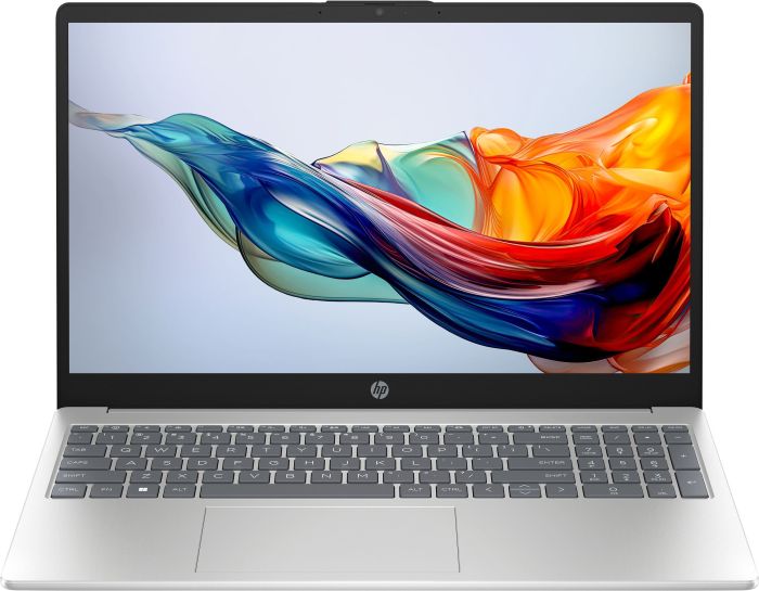 Ноутбук HP 15-fc0175ua 15.6" FHD IPS AG, AMD R5-5625U, 16GB, F512GB, UMA, DOS, сріблястий