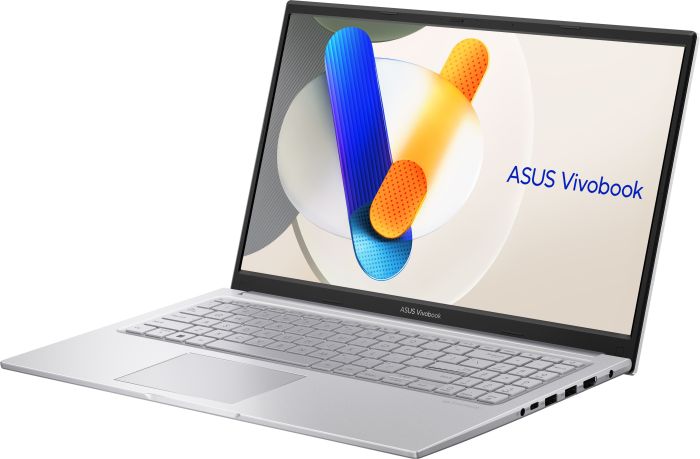 Ноутбук ASUS Vivobook 15 X1504VA-BQ700W 15.6" FHD IPS, Intel i3-1315U, 16GB, F512GB, UMA, Win11, Серебристый