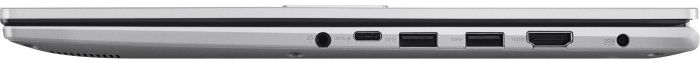 Ноутбук ASUS Vivobook 15 X1502VA-BQ490 15.6" FHD IPS, Intel i7-13620H, 16GB, F512GB, UMA, NoOS, Сріблястий