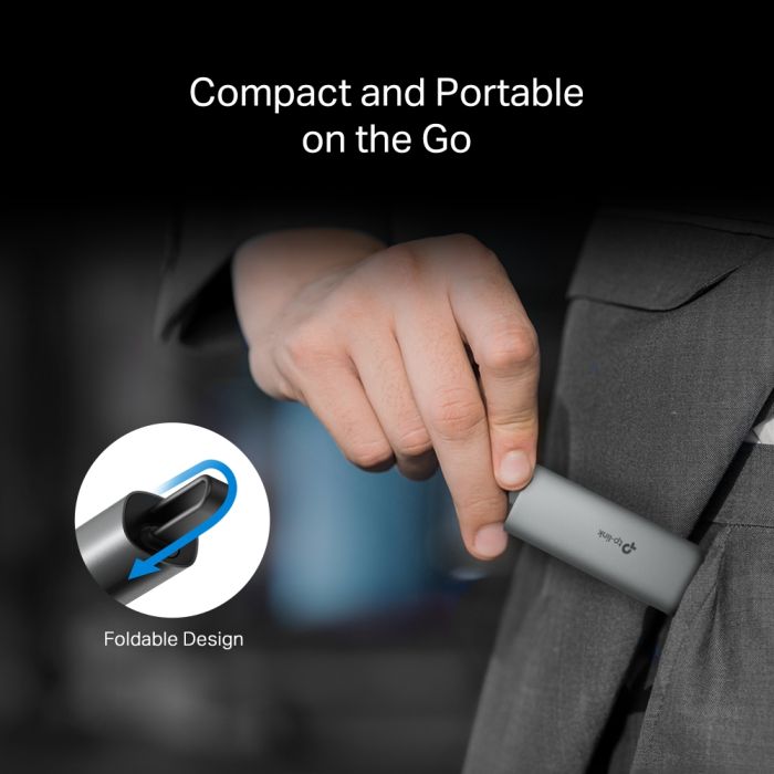 Мережевий адаптер TP-LINK  1x2,5GE, USB TypeC TP-Link UE302C